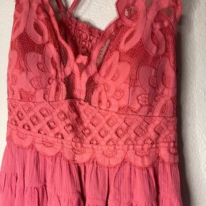 Zenana double strapped peplum top